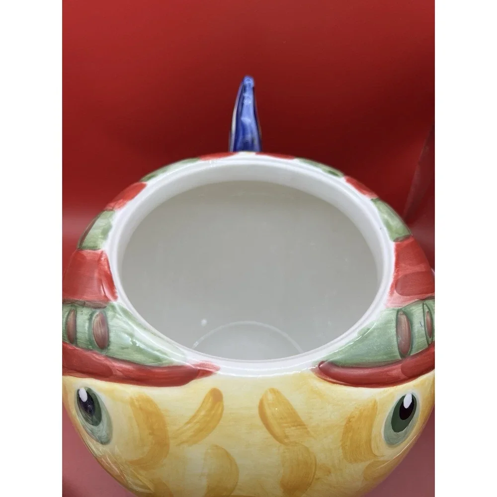 RARE Vintage Under The Sea Fish Cookie Jar by Tabletops Lifestyles Hand Painted